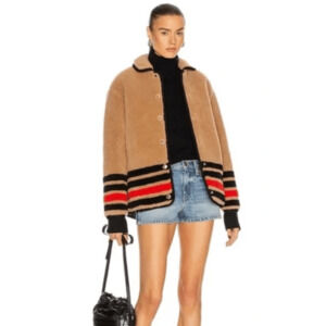 Burberry Teddy Sherpa Style Kettlewell Jacket New
